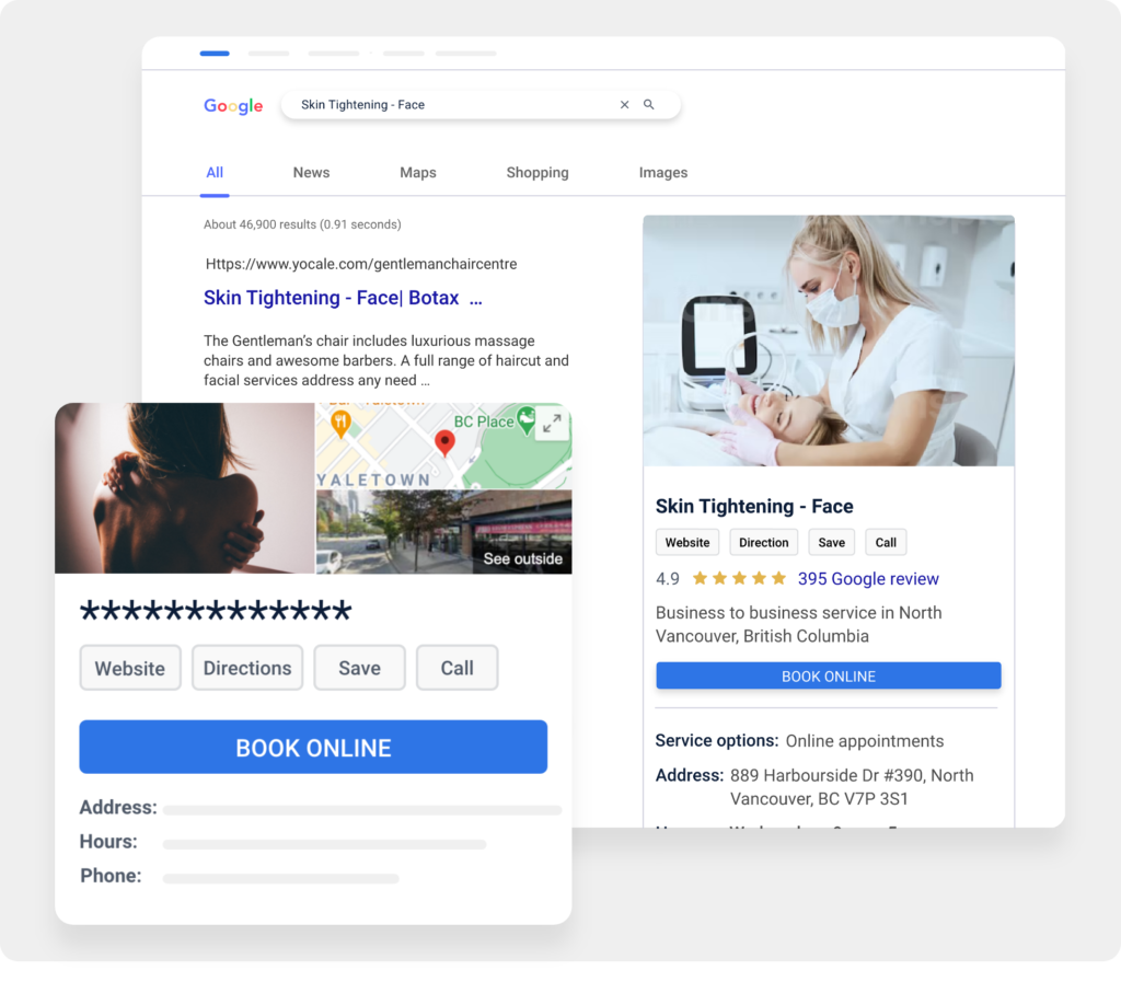Google bookings (RwG)